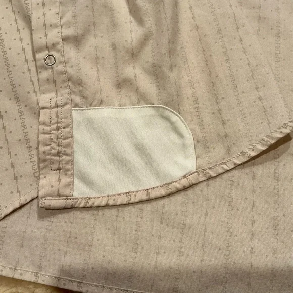 Howler Bros striped cotton-poly blend western pearl snap shirt - Picture 4 of 12